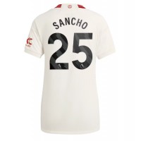Manchester United Jadon Sancho #25 Fußballbekleidung 3rd trikot Damen 2023-24 Kurzarm